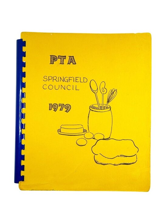 Springfield PTA Other - 1979 Springfield PTA Cookbook – Missouri Spiral-Bound Vintage Recipes, 153 Pages